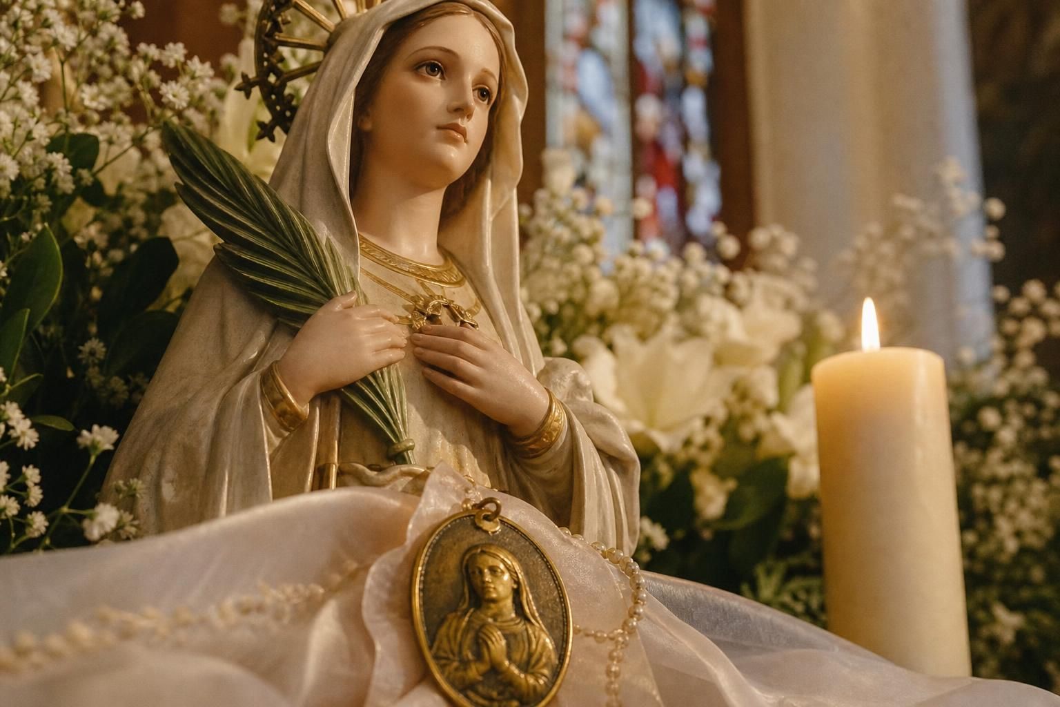 découvrez l'histoire de sainte justine, sa fête, son rôle en tant que patronne et la signification de sa médaille.