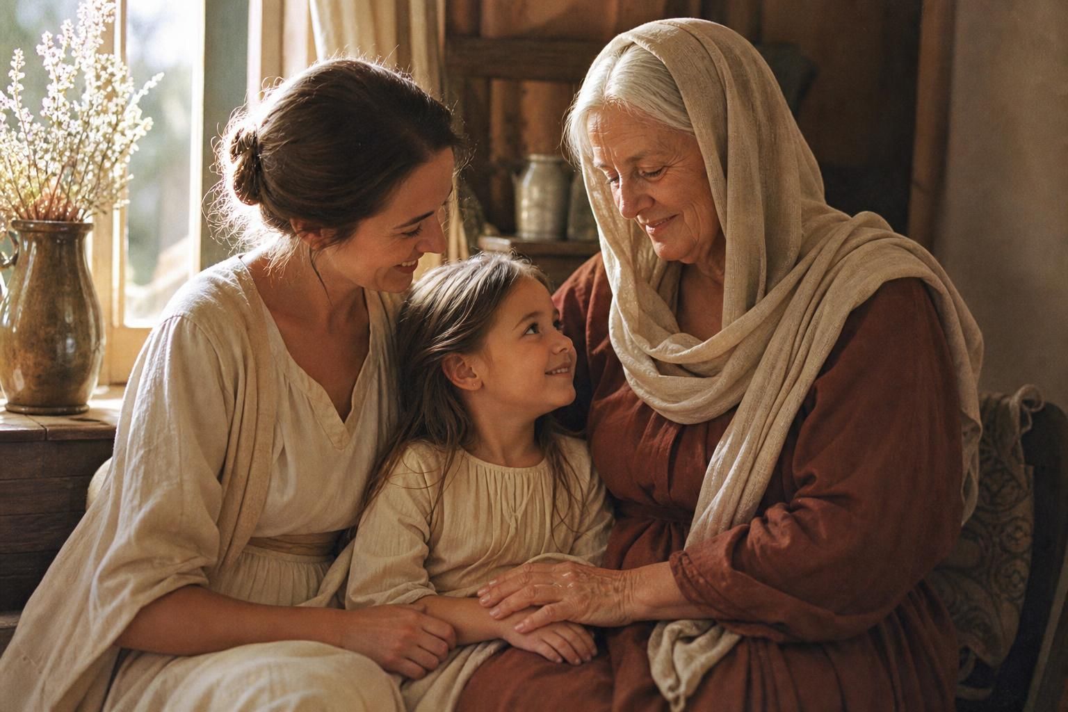 découvrez sainte anne, patronne des mères et des grands-mères, symbole d'amour, de protection et de sagesse familiale.